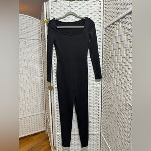 Black Long Sleeve Jumpsuit